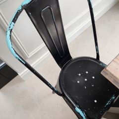 metal  bistro chairs