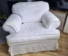 White / Cream Armchair