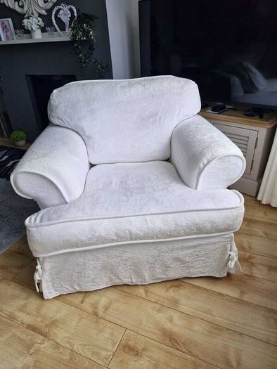 White / Cream Armchair