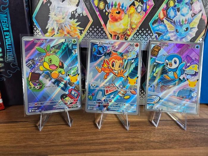 Complete First Partner Illustration Collection - All 9 starter trios NM