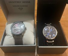 2 mens watches , armani ,geoffery beene 20 for both
