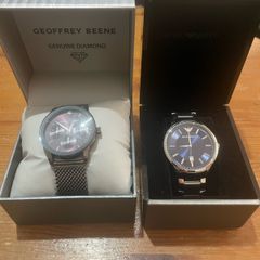 2 mens watches , armani ,geoffery beene 25 for both