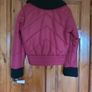 Ladies Wine Tuzzi bomber Jacket Size 10 Image 5