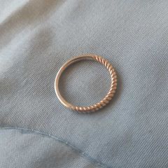 Silver + gold plated ladies ring: Ti Sento