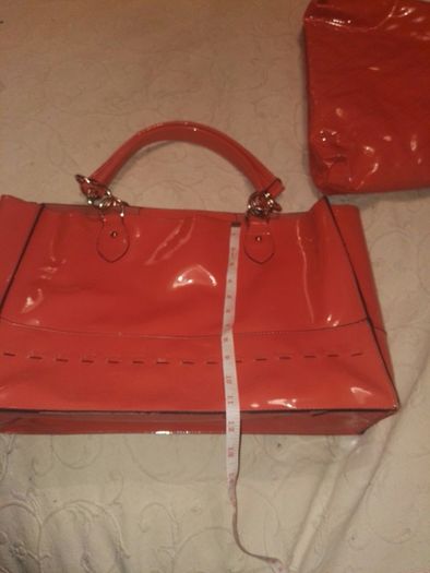 Coral Patent Bag