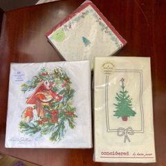 Three packs of Christmas Napkins