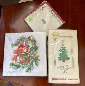 Three packs of Christmas Napkins