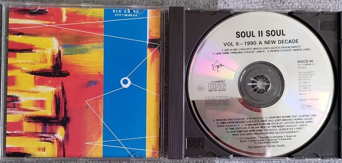 Soul II Soul - Vol. II (1990 - A New Decade) CD (1990)  Electronic Dance Soul Funk EX+