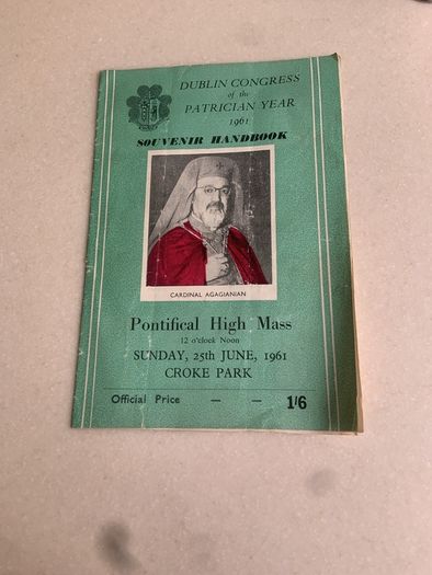 Pontifical High Mass 1961 Souvenir Handbook
