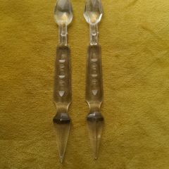 Plastic letter openers x 2