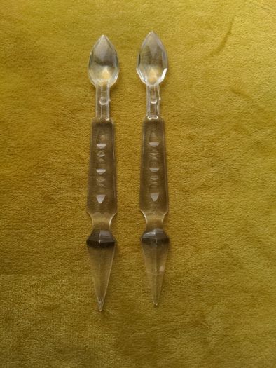 Plastic letter openers x 2