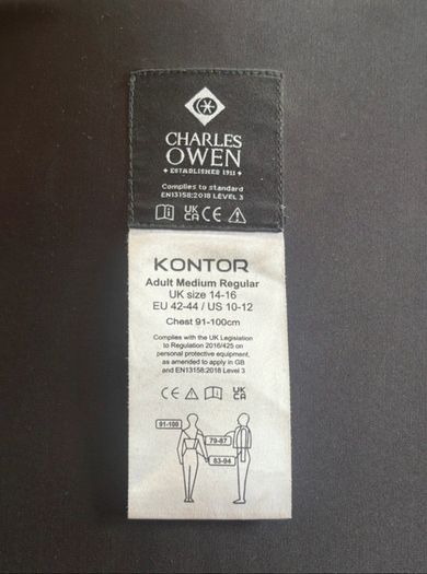 charles owen back protector