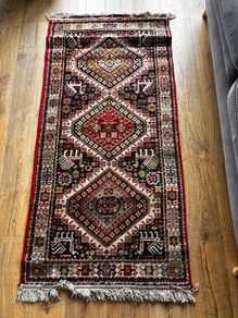 Vintage-style Belgian wool Rug