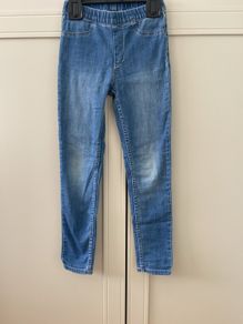 Blue denim jeggings H&M 6-7 years