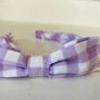 Pretty purple check summer dress Image 6