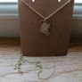 Women's Map of Ireland Necklace Jewellery Image 4