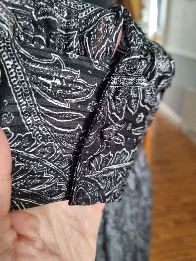 Zara silver/grey maxi