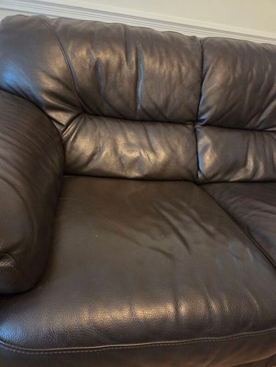Leather couch