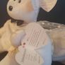 Collection of White & Grey Beanie Bears Image 2