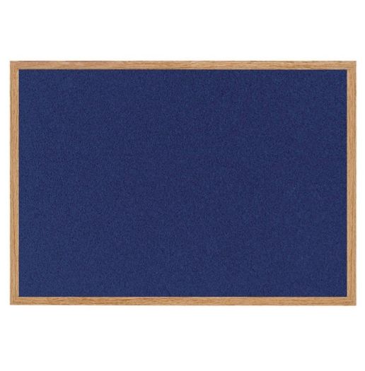Bi-Office Earth-it Felt Notice Board 1200x900mm Blue
