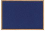Bi-Office Earth-it Felt Notice Board 1200x900mm Blue