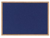 Bi-Office Earth-it Felt Notice Board 1200x900mm Blue