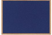 Bi-Office Earth-it Felt Notice Board 1200x900mm Blue