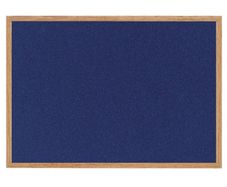 Bi-Office Earth-it Felt Notice Board 1200x900mm Blue