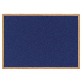 Bi-Office Earth-it Felt Notice Board 1200x900mm Blue