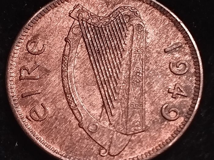 #548 - Ireland - 1949 - Farthing - KM.9 - AU