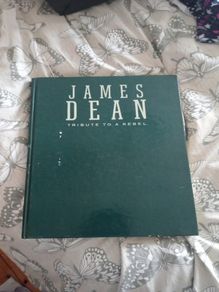 big hardback book James Dean