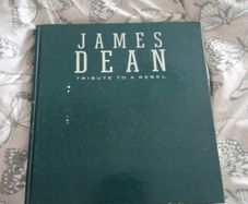 big hardback book James Dean