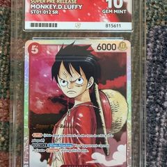 Monkey D. Luffy Super Pre-Release ACE 10 Mint