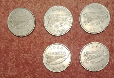 Irish Half Crown Coin