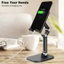 Desk Phone Holder, Angle Height Adjustable Cell Phone Stand, Universal Desktop Phone Stand Tablet Stand Image 2