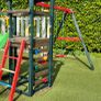 Wooden Garden Playground with Slide & Swings Image 3
