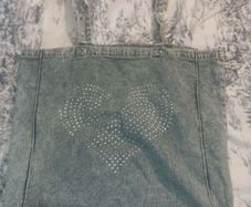 Denim tote bag