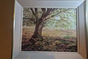 oil painting by Maura Jones forest landscape