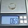 Vintage 9ct Gold Delicate Crossover Ring Image 7