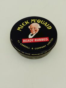 Mick McQuaid vintage tobacco tin