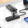 Type C to USB Hub Hoco HB25 Easy Mix (Type-C) 4-in-1 High Speed Converter Image 2