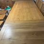 Solid Oak extending dining table and chairs Image 4