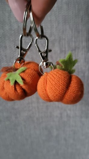 Handmade Gnomes. Autumn decoration. Key rings pumpkin or  Gnome.