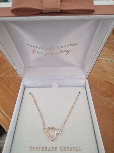 letter D necklace
