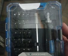22 pc precision ratchet screwdriver and bit set