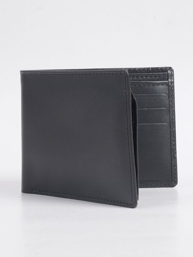 4 Pieces Set Of Leather Gift Box, Black Leather