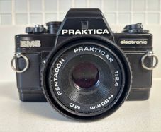 Praktica BSM film camera .