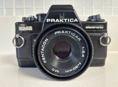 Praktica BSM film camera .
