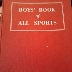 Vintage Boys Sports Book