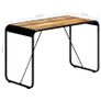Dining Table 118x60x76 cm Solid Rough Mango Wood Image 7